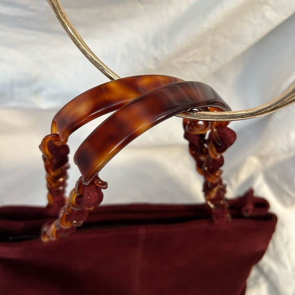 Chanel Tortoiseshell chain and suede tote bag - Picture 13 of 13